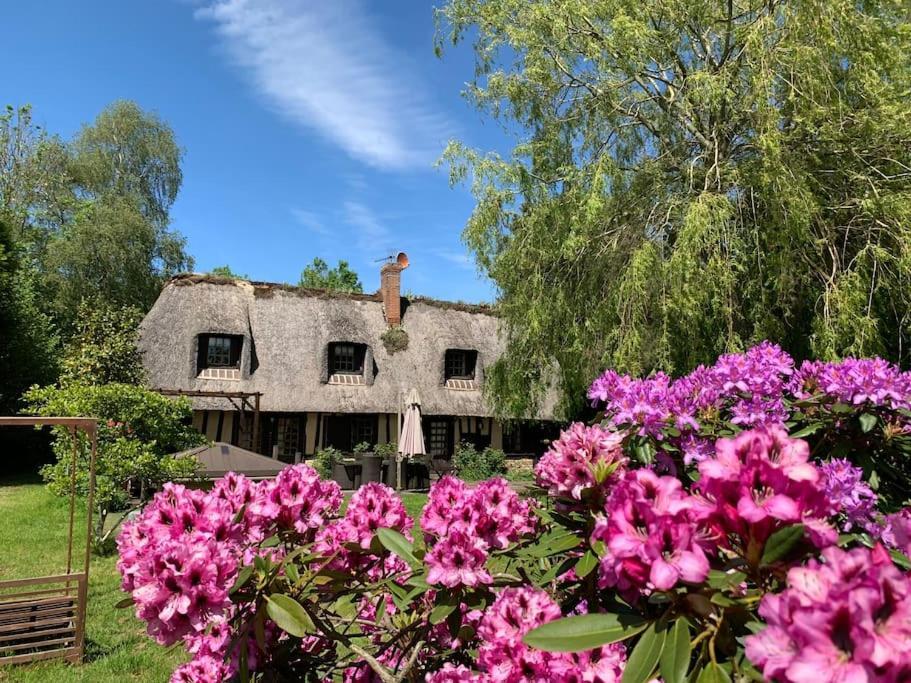 Chaumiere Familiale Weekend & Vacances Paisible Saint-Philbert-sur-Risle Eksteriør billede